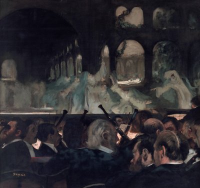 The Ballet Scene by Edgar Degas